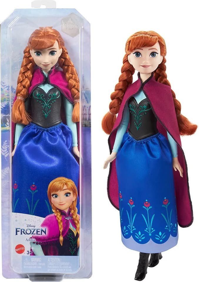 Disney Bambole: New Poupée Disney Frozen Anna – Nuovo e nell'imballaggio originale da Châtelaine venduto da suisseshopping