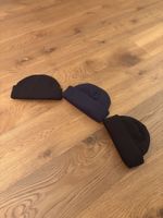 3 Mützen schwarz marineblau