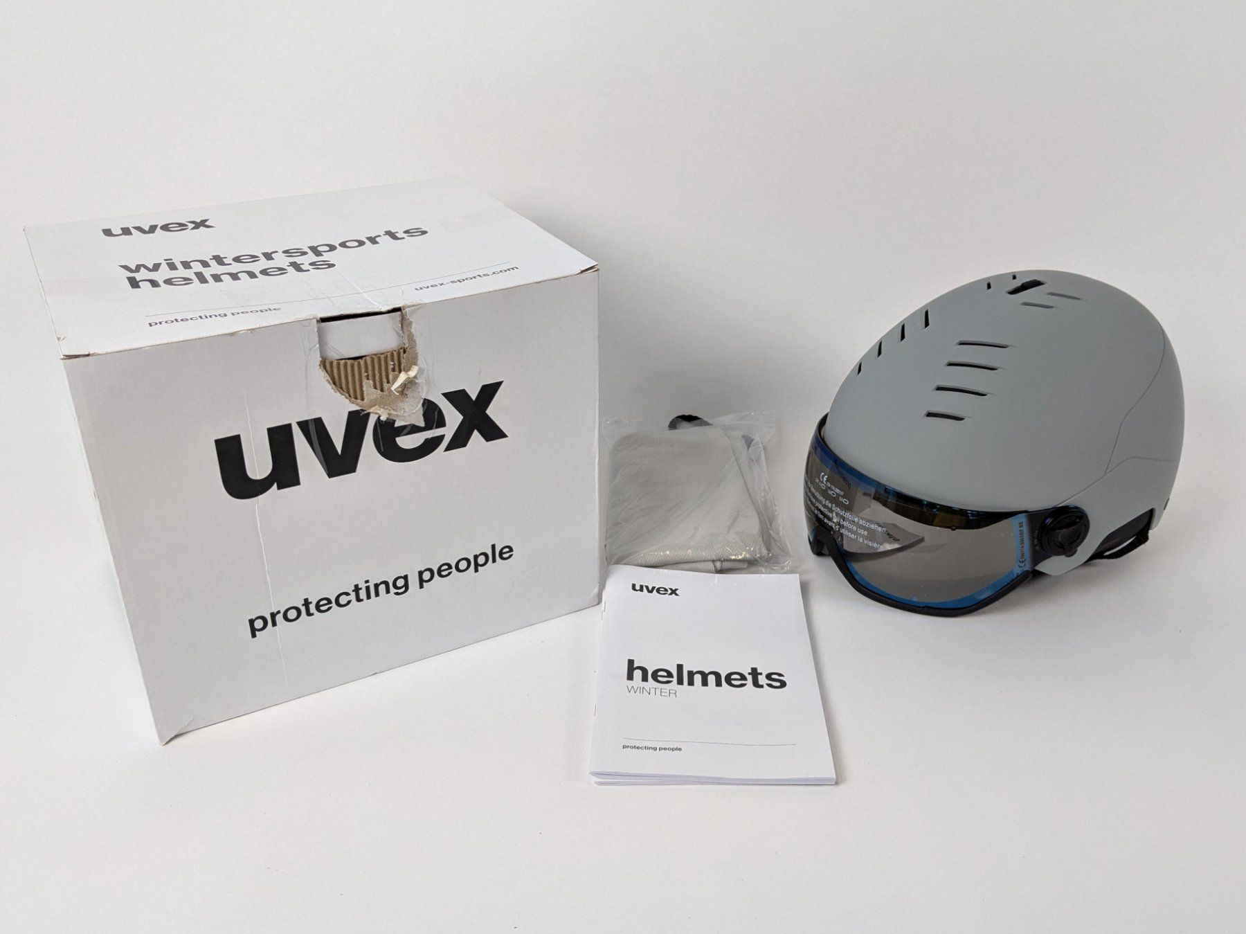 Uvex Helme: UVEX Skihelm wanted visor Gr. M/L – Neu (gemäss Beschreibung) aus Dintikon von Restwert_Dintikon