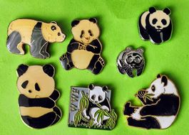7 Panda- Bär Pin