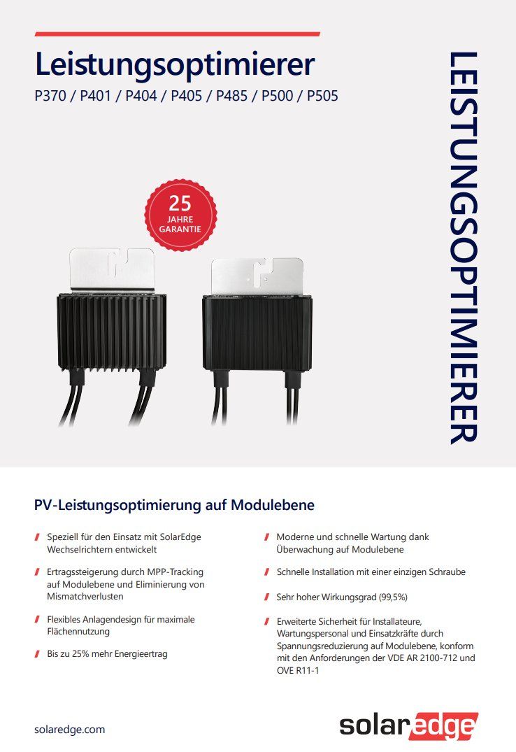 SolarEdge Inverter: Solaredge P404 Optimierer P404-4RM4MRM – Nuovo e nell'imballaggio originale da Hosenruck venduto da Gfaster0 1