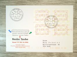 TR63 Enveloppe + Timbre Suisse 1995