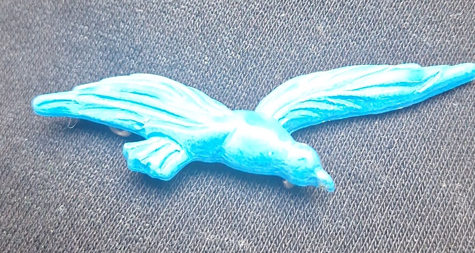 Spille & Fermagli: Broche vintage oiseau turquoise - Accessoire de printemps – Usato da Crans VD venduto da Yobia8