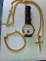 1stk neue Uhr mit 2stk ketteli Hals/arm