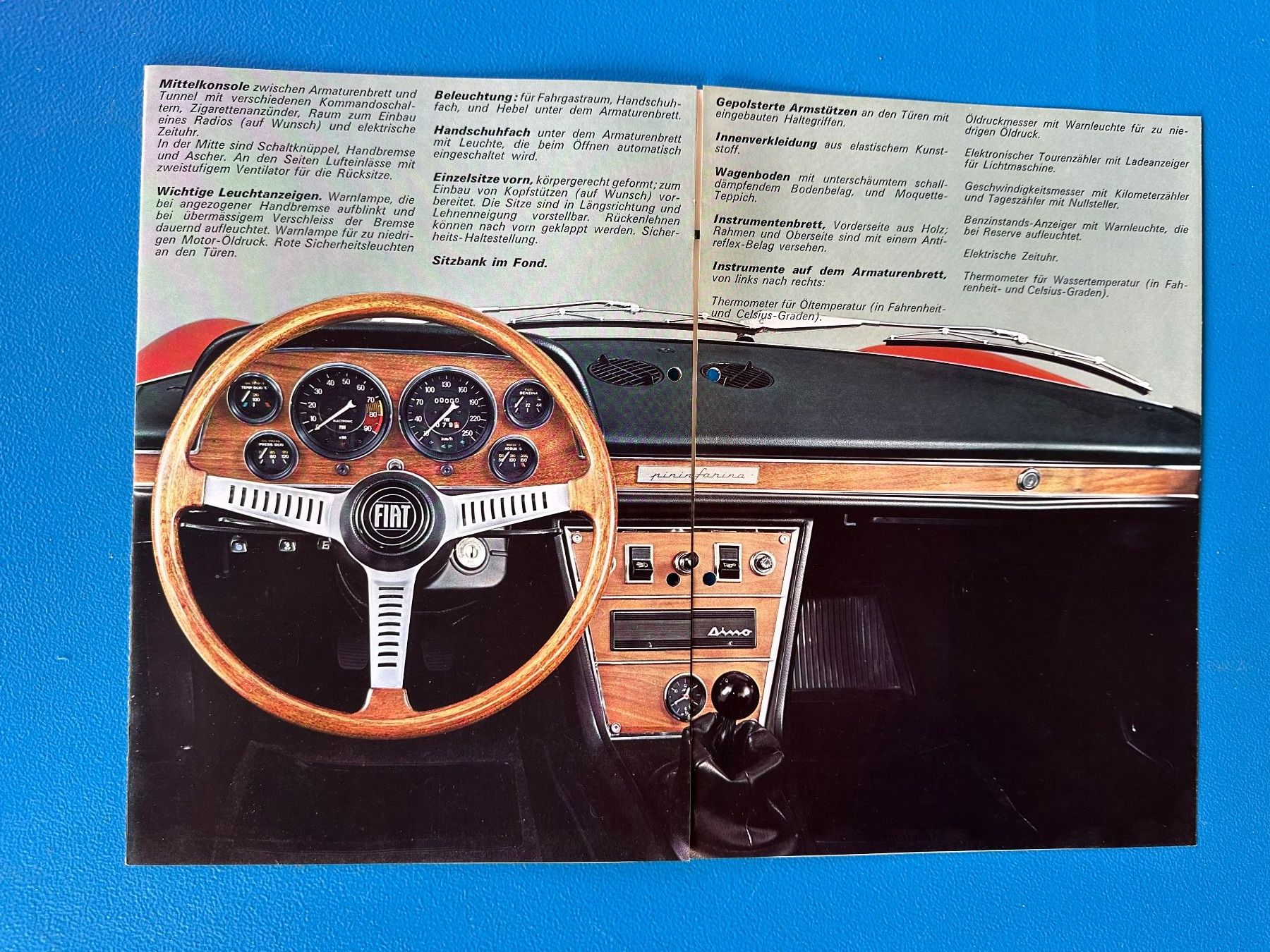 Fiat Dokumente: Prospekt , Fiat  Dino  Spider – Gebraucht aus Boswil von pavo1 4