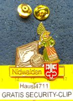 NIDWALDEN KANTONS-WAPPEN MIT TGRACHTEN-DAME BROT