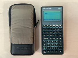 Taschenrechner HP Hewlett Packard 48GX mit Tasche
