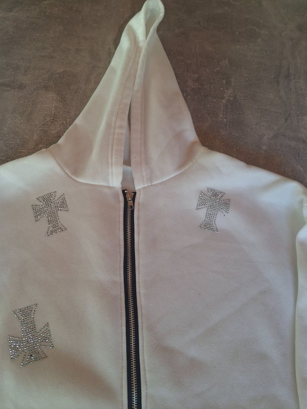 Giacche: Veste - jaquette taille L avec capuchon et strass – Usato da Villiers venduto da san_jn5w 2