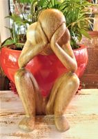 Art Deco Modern Kunst Holz Skulptur