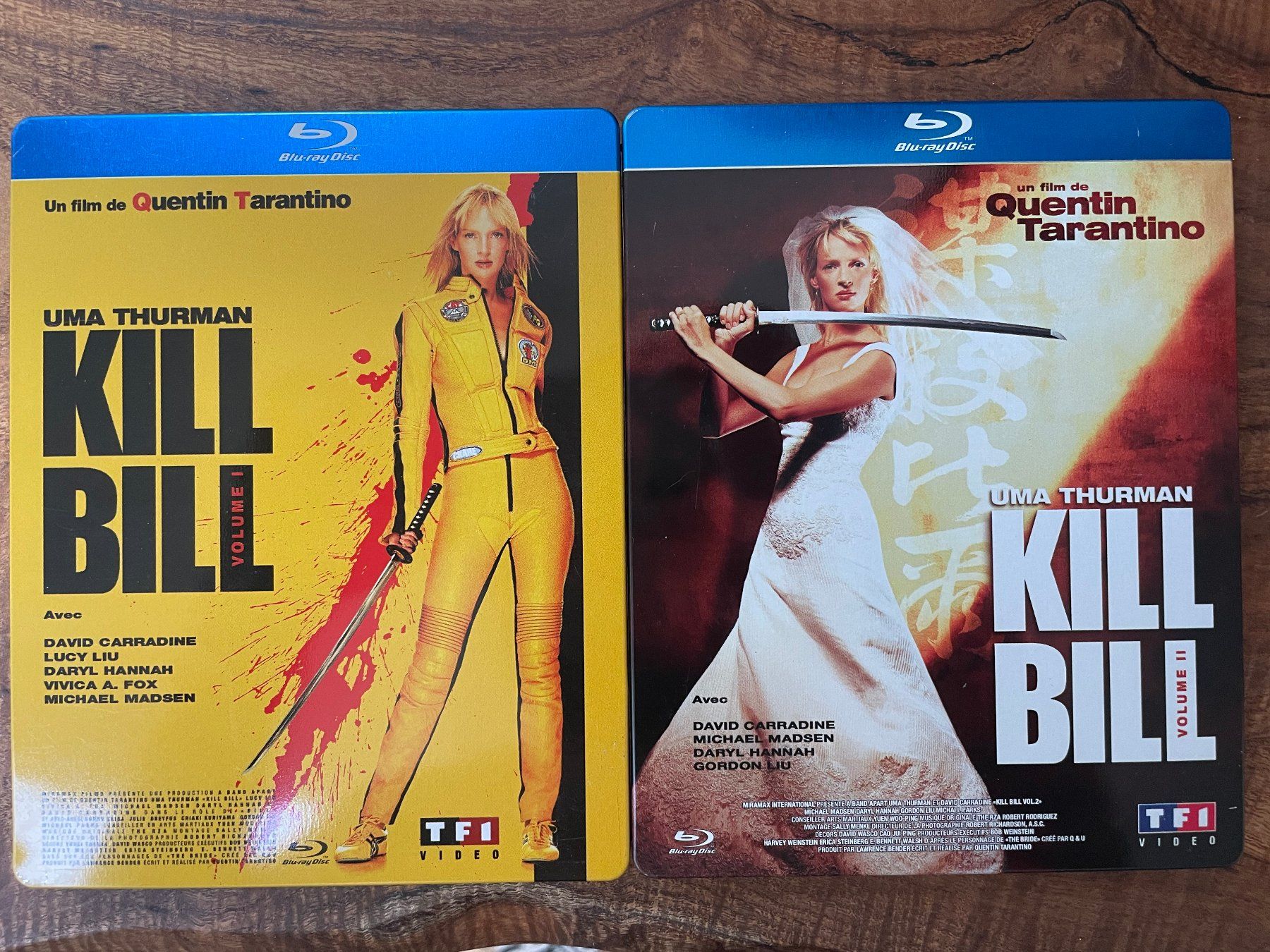 Alle DVDs: Kill Bill 1 & 2 Steelbook blu-ray – Gebraucht aus Vevey von c_lathion
