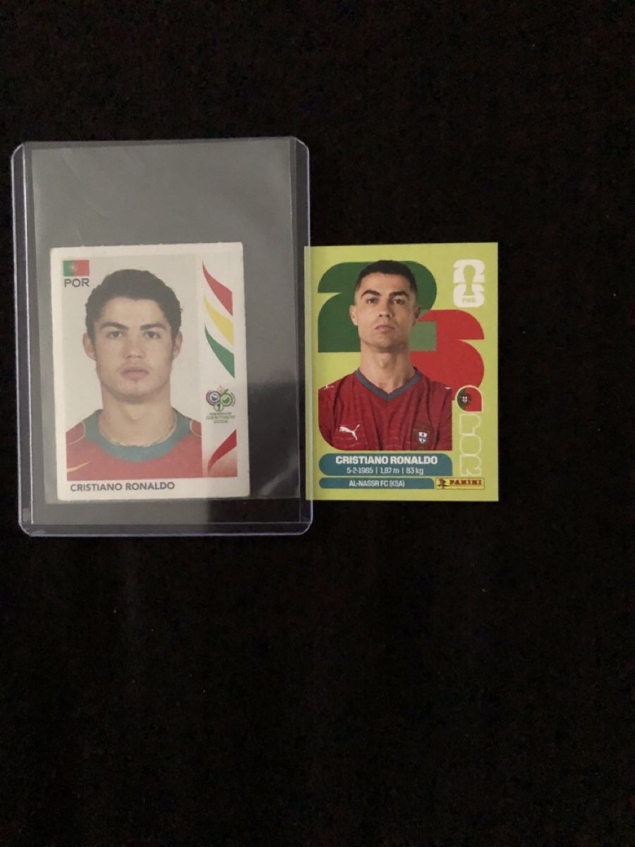 Panini Carte collezionabili: Ronaldo erste 2006 und letzte WM 2026 – Usato da Rorschacherberg venduto da Kisa67