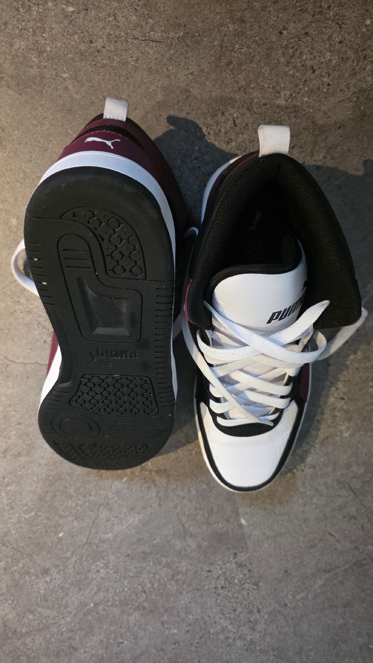 Puma Scarpe da uomo: Puma Mid Top Sneaker Weiss Bordeaux Grösse 44.5  – Nuovo (secondo la descrizione) da St. Margarethen TG venduto da spooni1975 5