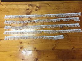 5 Vintage Vorhaenge Volant