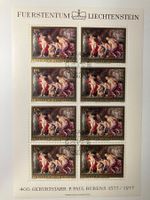 Liechtenstein, Kat. 593-95 Kleinbogen, Rubens, gestempelt