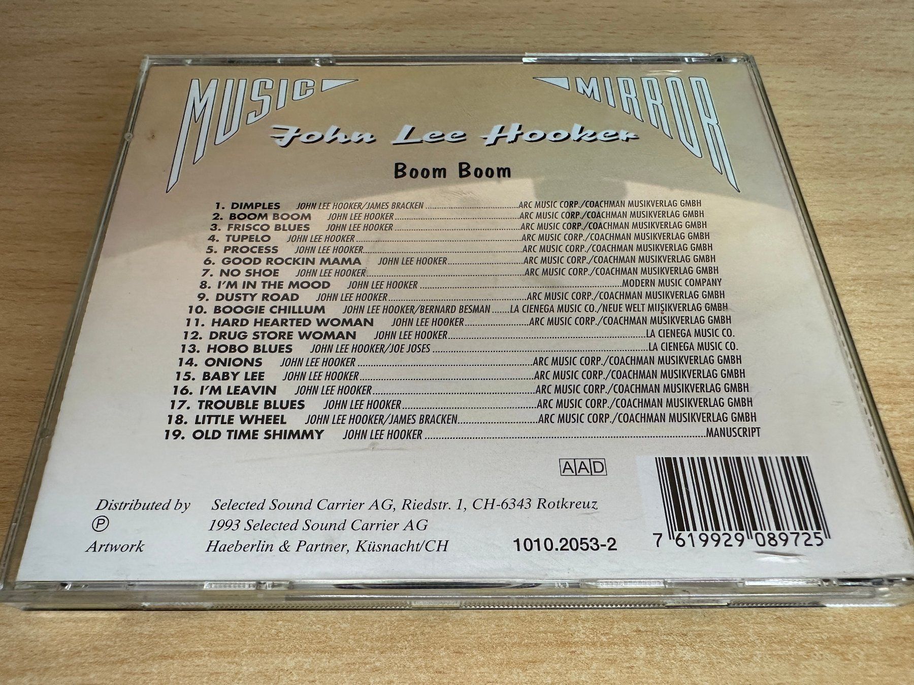 CD: John Lee Hooker – Boom Boom – Usato da Rikon im Tösstal venduto da Alpenmutz 1