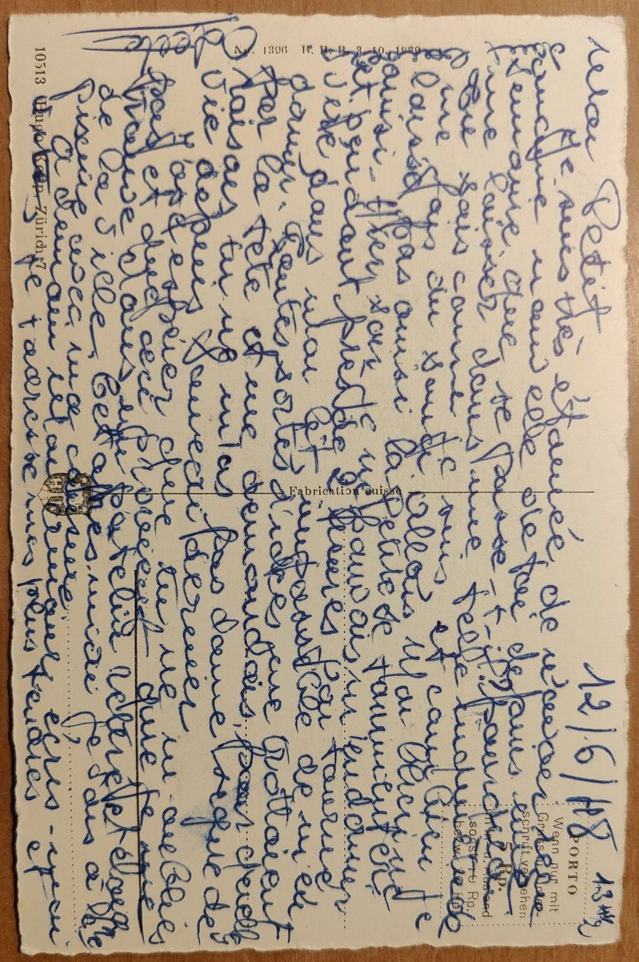 Ansichtskarten: Schöftland Dorfstrasse um 1945 – Gebraucht aus St. Erhard von Chaeferli6 1