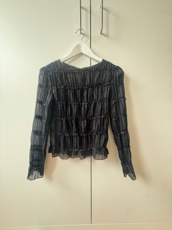 M/38  Schwarze Bluse