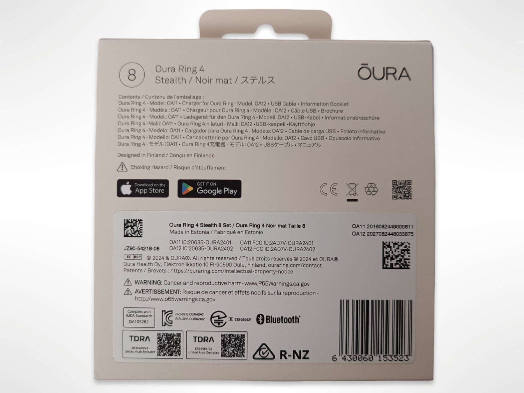 Oura Ringe: OURA Ring 4 Stealth Gr. 8 – Gebraucht aus Suhr von Restwert_Suhr 5