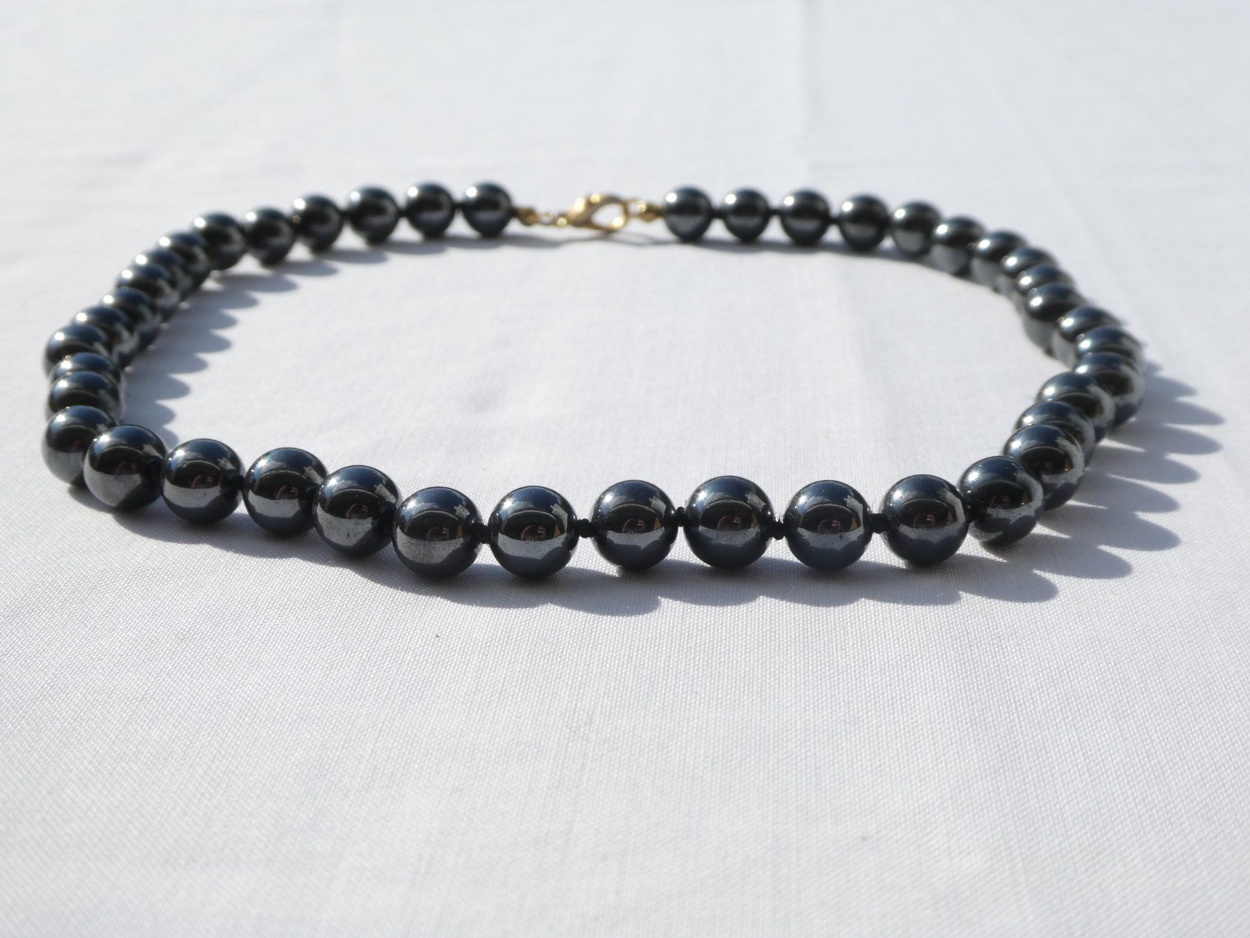 Catenine: Schöne Hämatit-Kette, 38cm – Usato da Gattikon venduto da kaandooh