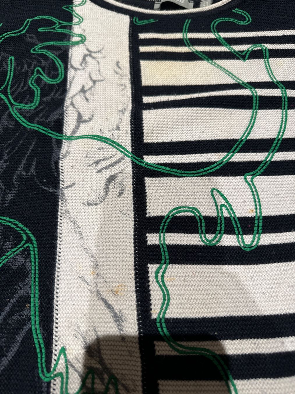 Rabe Maglioni & Felpe: Rabe Strickpullover, schwarz-weiss gestreift, Gr 48 – Usato da Gelterkinden venduto da Biene8 2