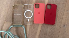 iPhone 12 mini Hüllen 4 Stk. (3x Apple, 1x Urbany's)