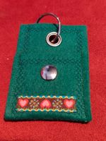 Kleines Etui (Schlüsselanhänger) 9.5 x 6.5 cm