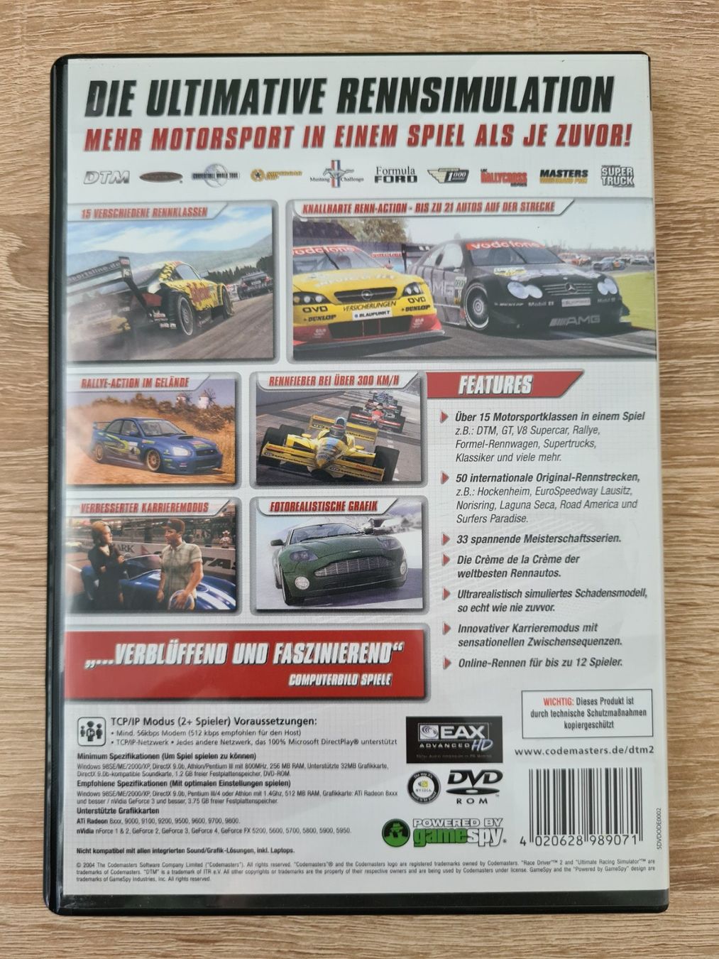 Giochi: DTM Race Driver 2 (German Cover) - PC – Usato da Carouge GE venduto da Gasco 1