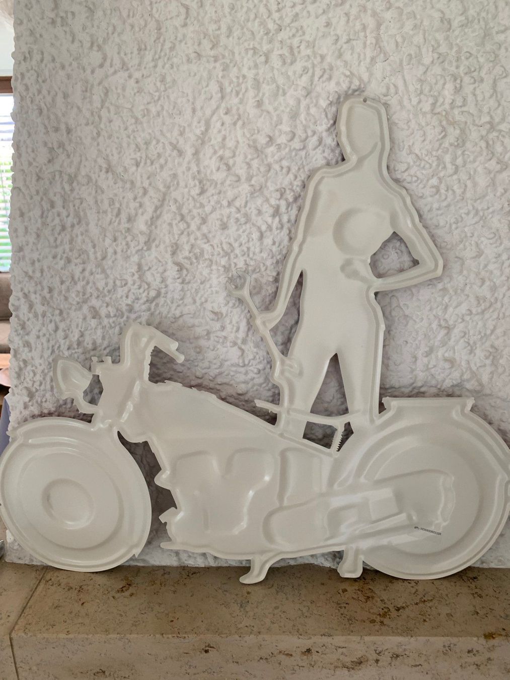 Insegne: Neuware Schild Frau mit Motorrad – Nuovo (secondo la descrizione) da Kirchdorf AG venduto da coco123 7