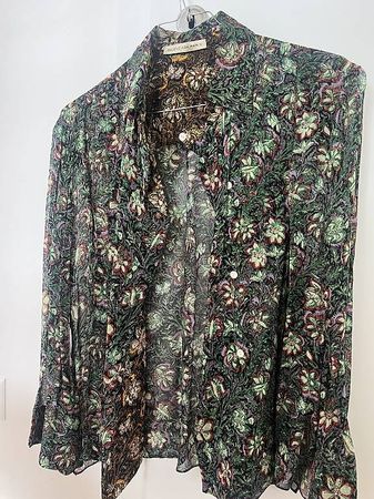 Balenciaga Bluse  Grösse 40  florales Muster