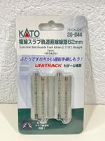 Kato Unitrack 20-044 Doppelgleis, gerade, 62mm, 2 Stück