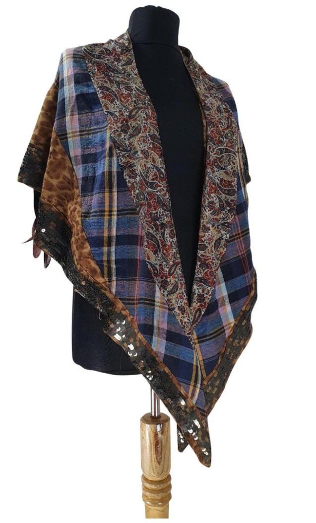 Foulard & Sciarpe: NEU - Einzigartiger Schal / Tuch mit Federn & Pailletten – Nuovo (secondo la descrizione) da Zürich venduto da Nala2811 2
