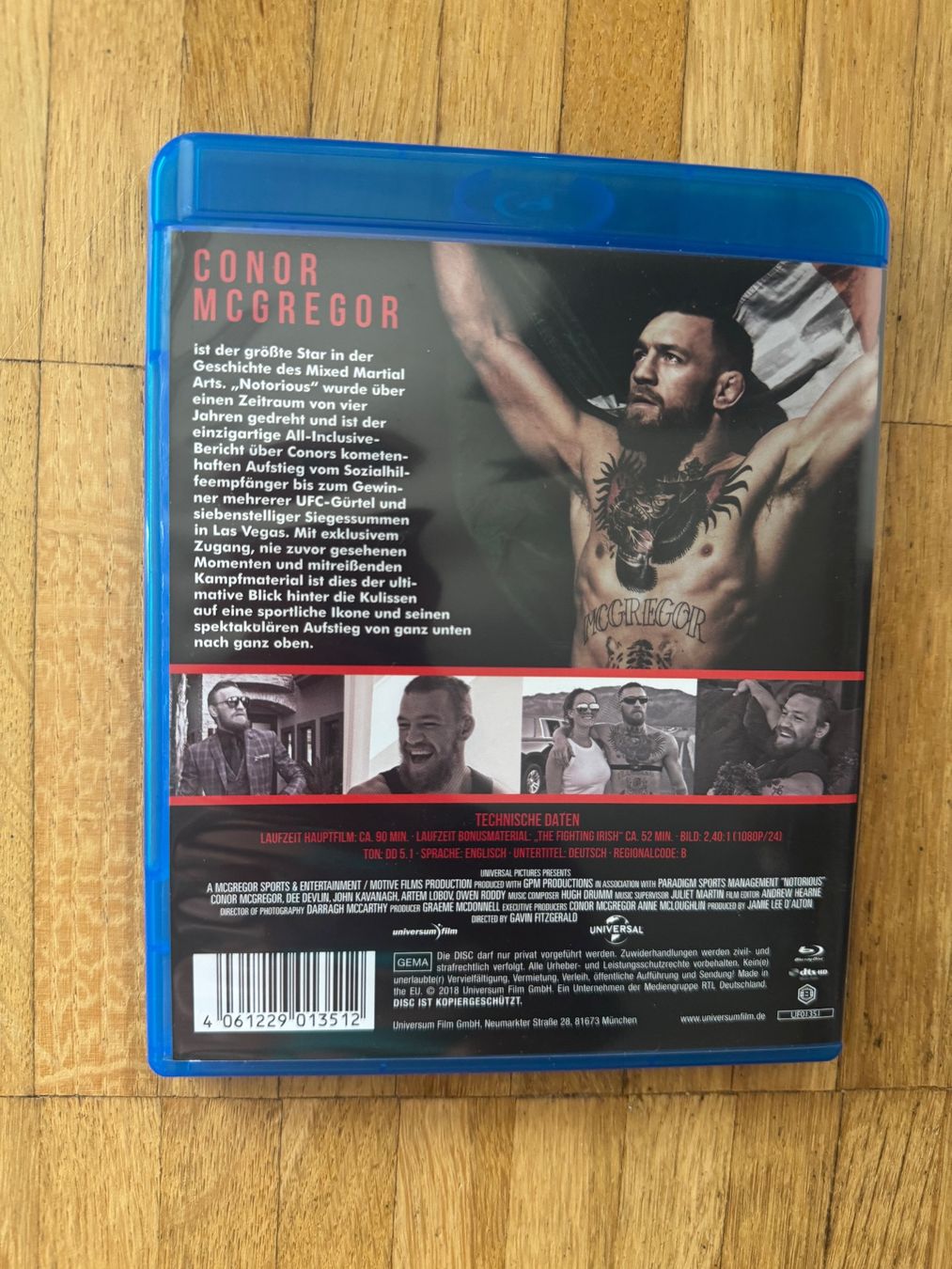 Alle DVDs: NOTORIOUS: CONOR MCGREGOR. (BLU-RAY) – Gebraucht aus Basel von san_2qlq 1
