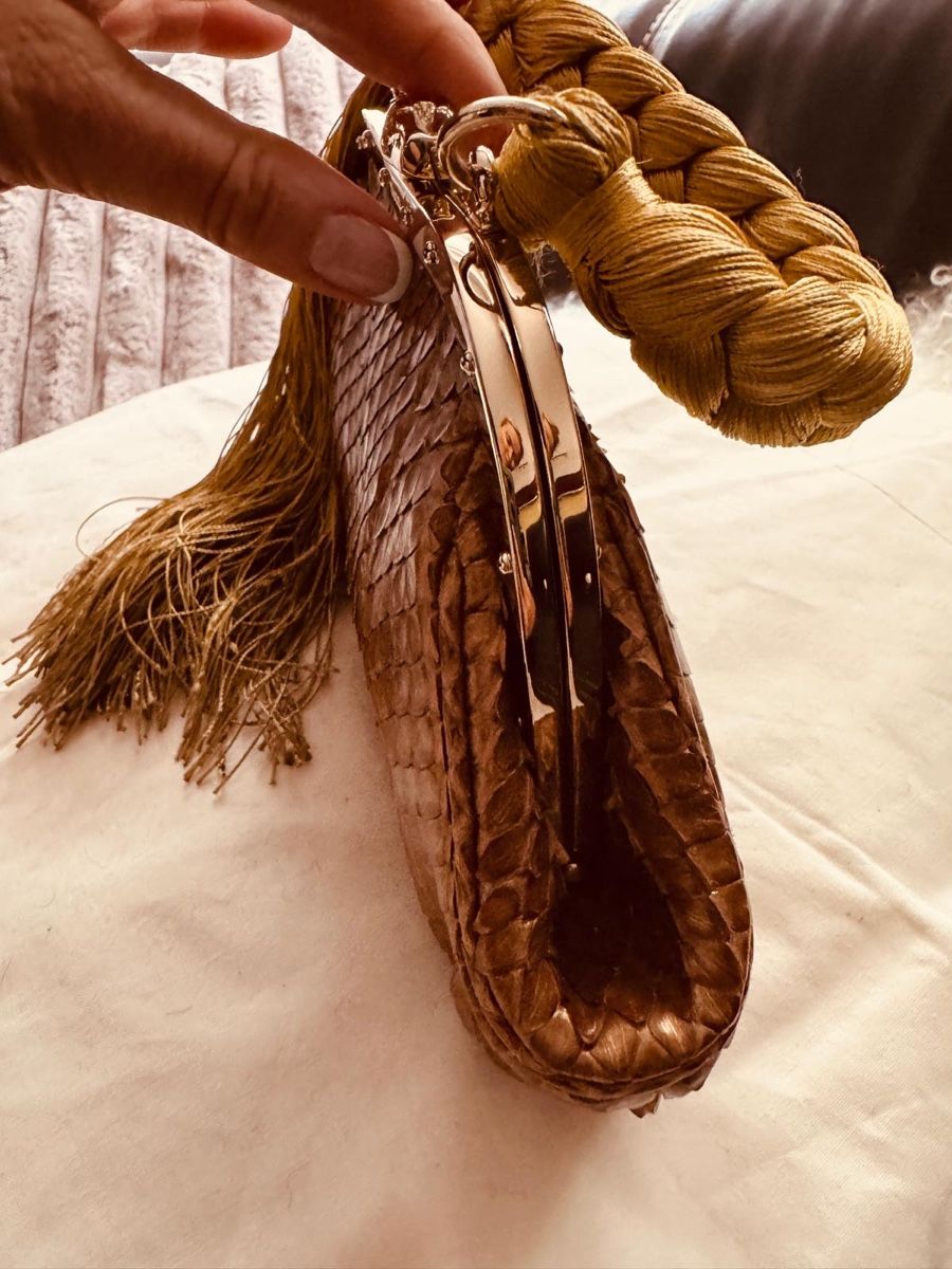 Gucci Borse da donna: Gucci Vintage Python Handtasche, Top Zustand! Selten! – Usato da Zollikon venduto da olka01 3