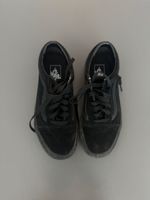 Vans Black Leather Size 37