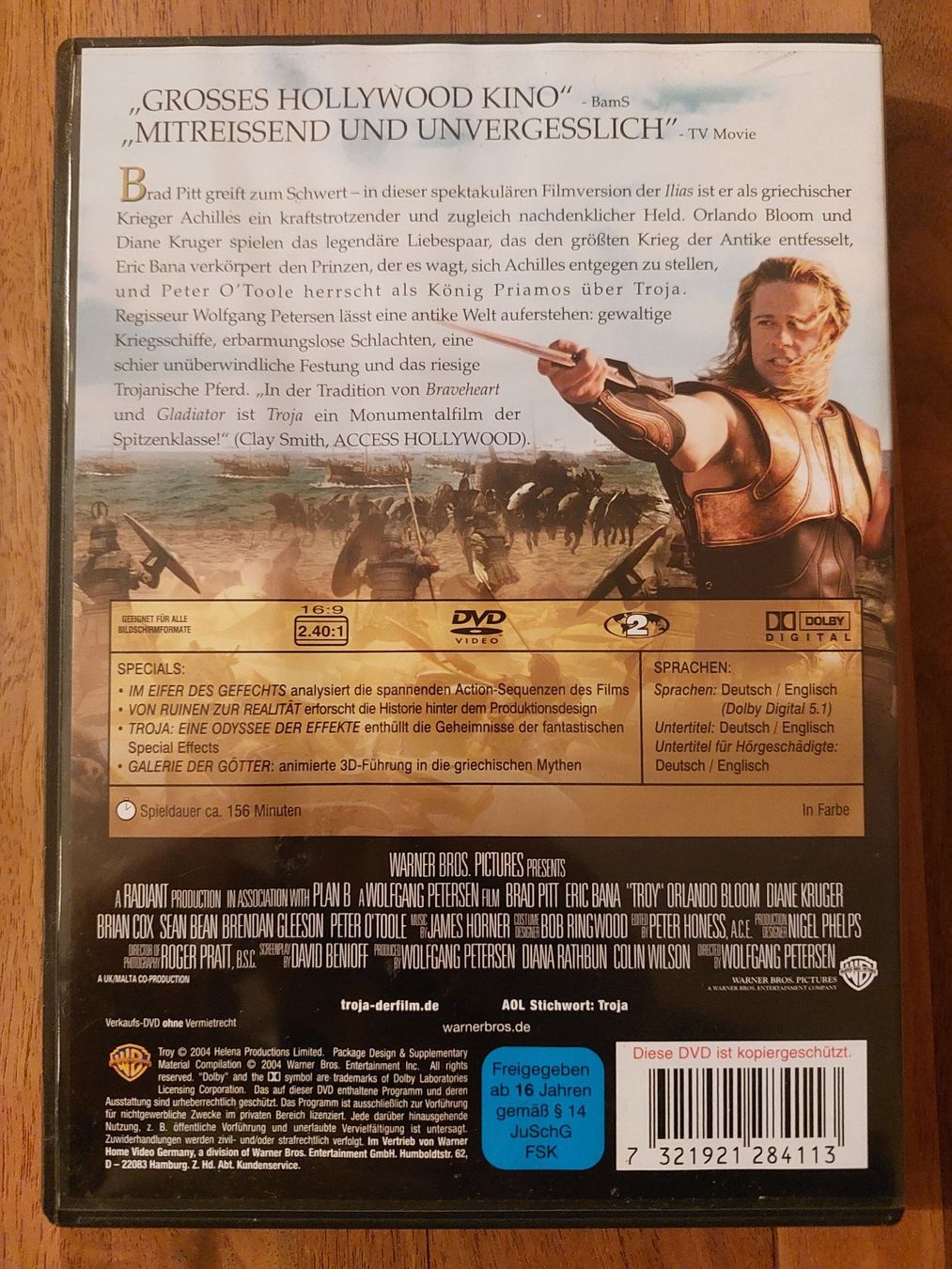 Alle DVDs: DVD - Troja – Gebraucht aus Rheinfelden von FilmAuktion 1
