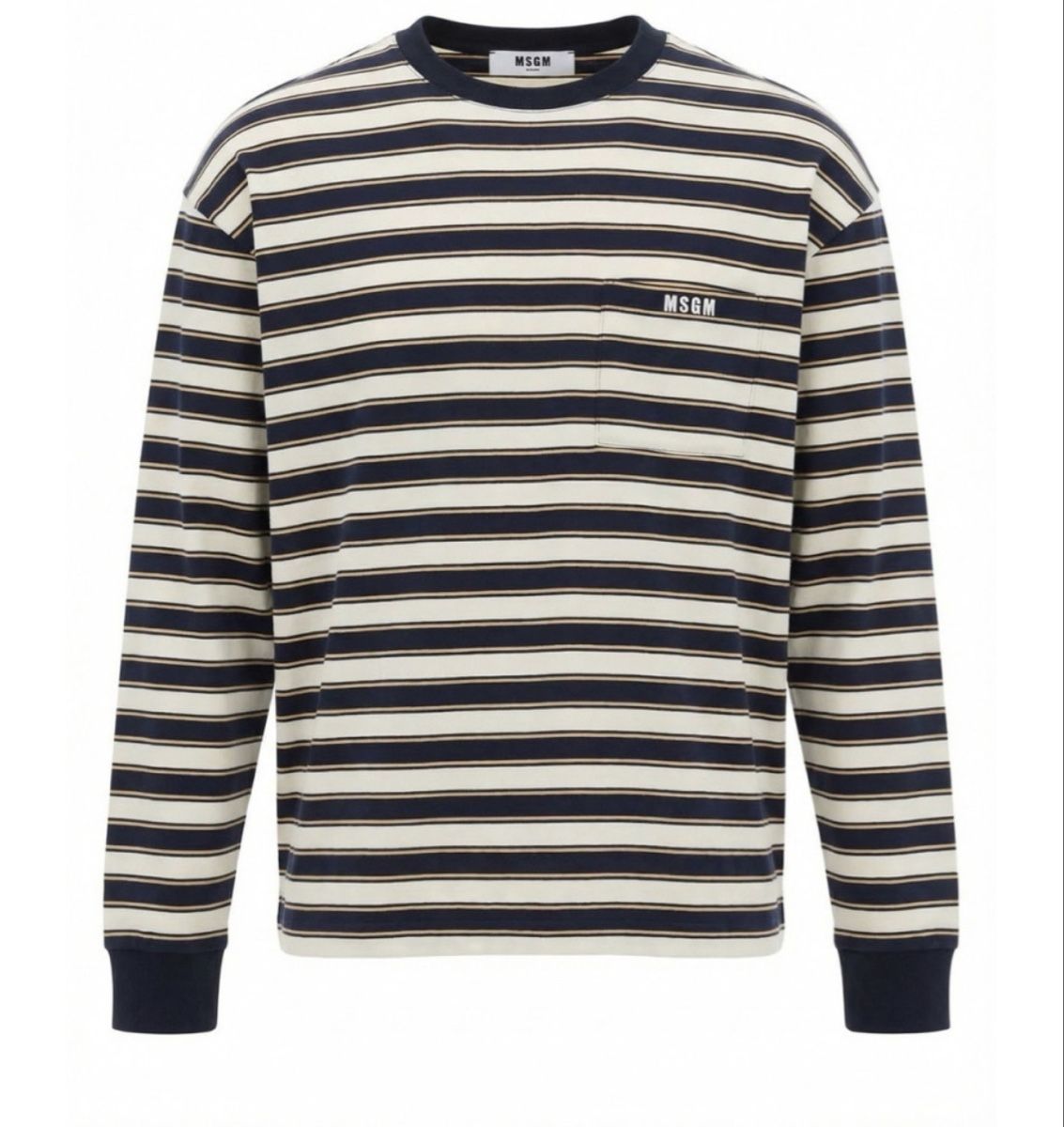MSGM Maglioni & Felpe: MSGM Blue Crew Neck Striped T-shirt S – Usato da Zürich venduto da Ralph12345 3