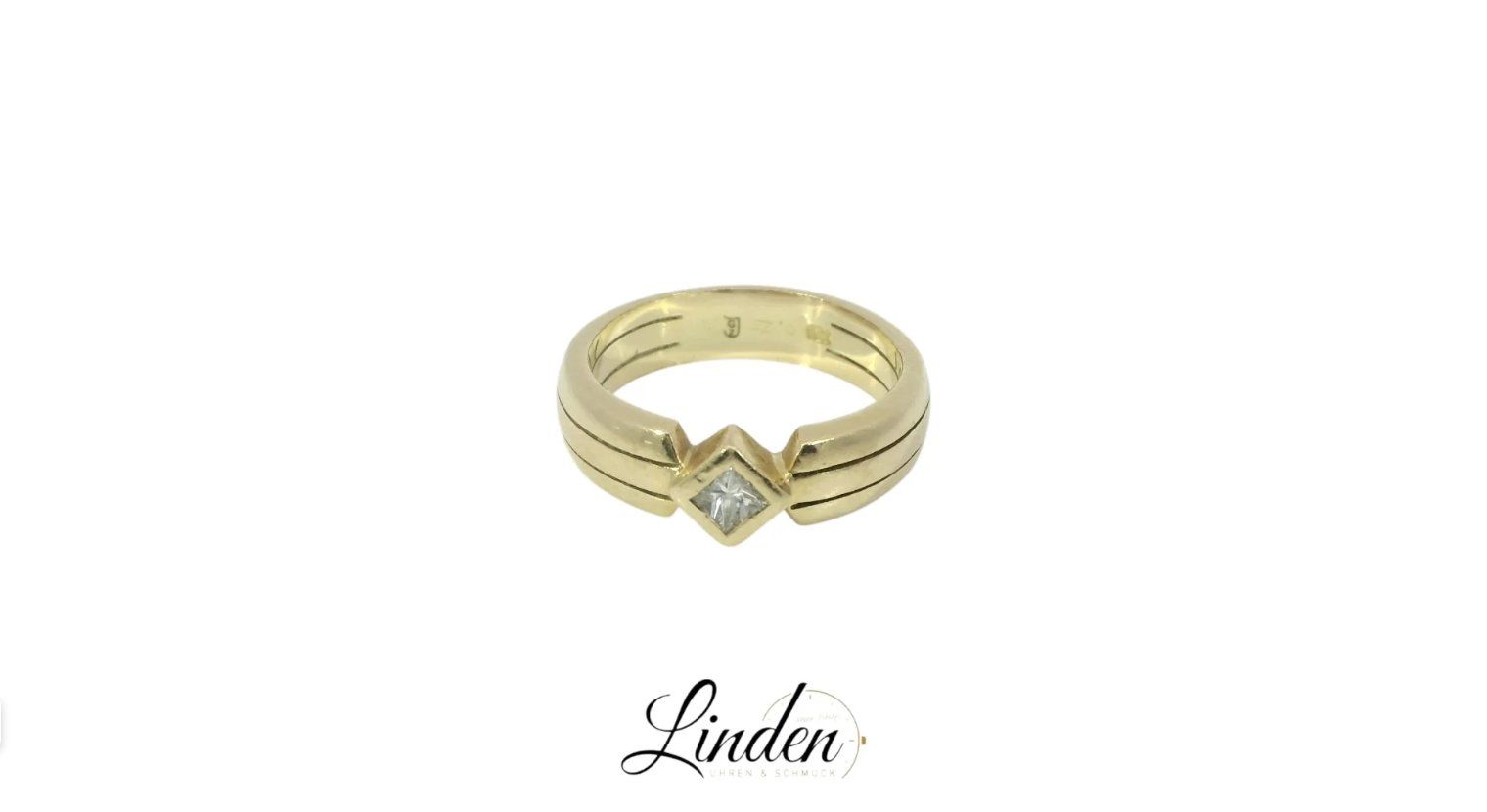 Anelli: Damenring 750 Gold Diamant Gr. 53 – Usato da Zürich venduto da Linden-Uhren