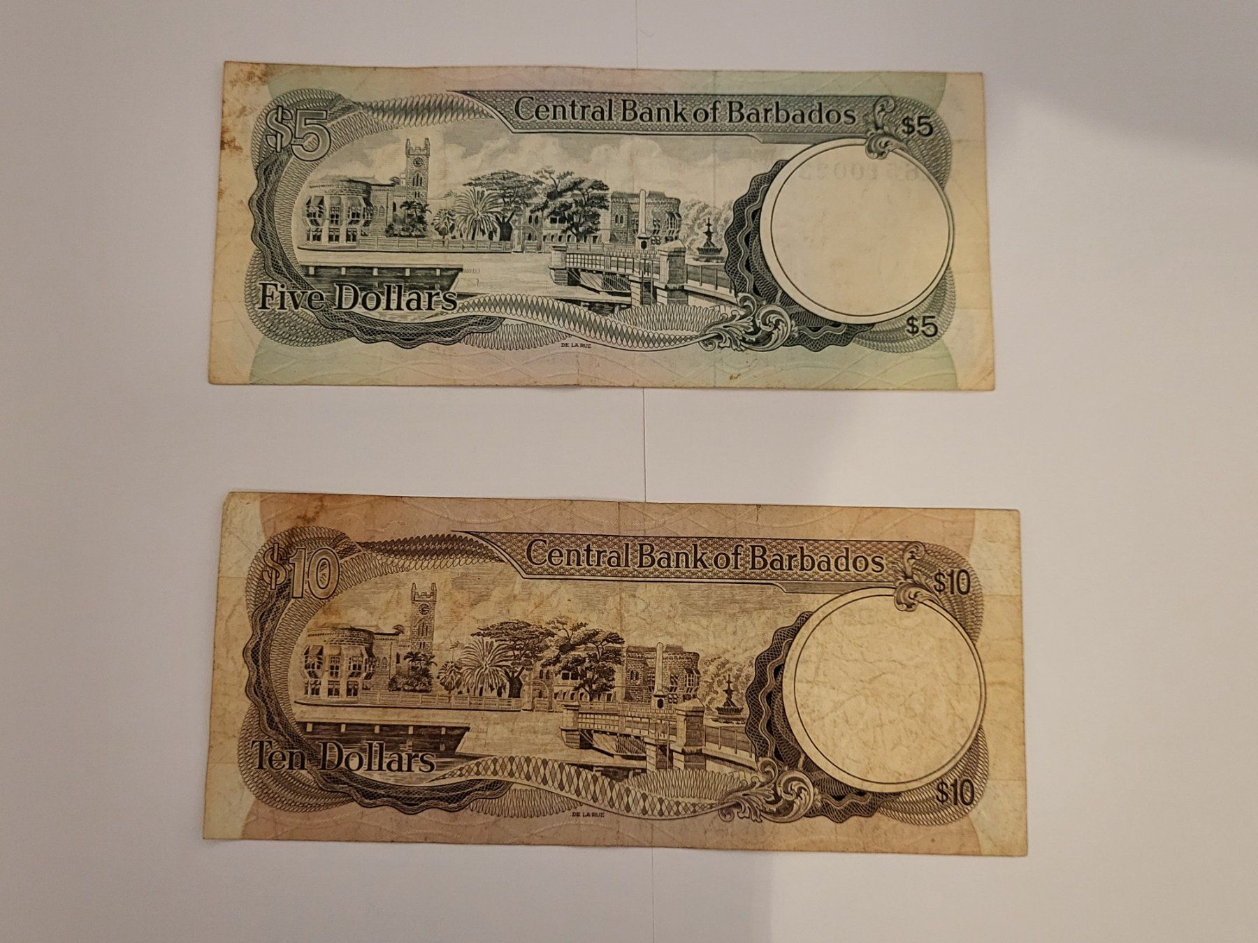 Banknoten: Banknoten aus Barbados – Gebraucht aus Pravidondaz von LVtik 1
