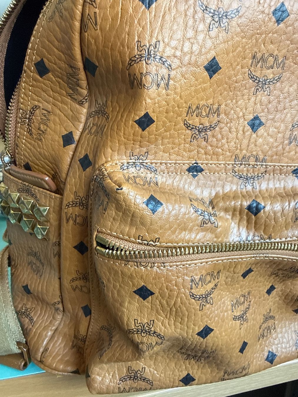 Mcm Zaini: MCM Rucksack Visetos Small Plus heritage Canvas – Usato da Buchs ZH venduto da Vanillebaeumli 4