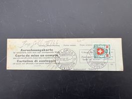 1935 Nr. 163 auf Anrechnungskartenausschnitt Feldpost (G496)