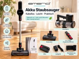 Emerio Akku-Staubsauger inkl. Zubehör – wenig gebraucht