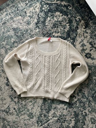 Strickpullover, creme, Gr. 36 - Winter Angebot!