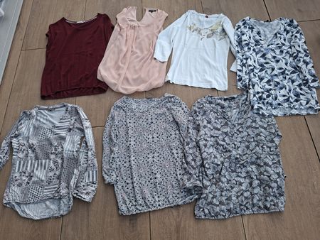 7 Blusen und 3/4 Shirts