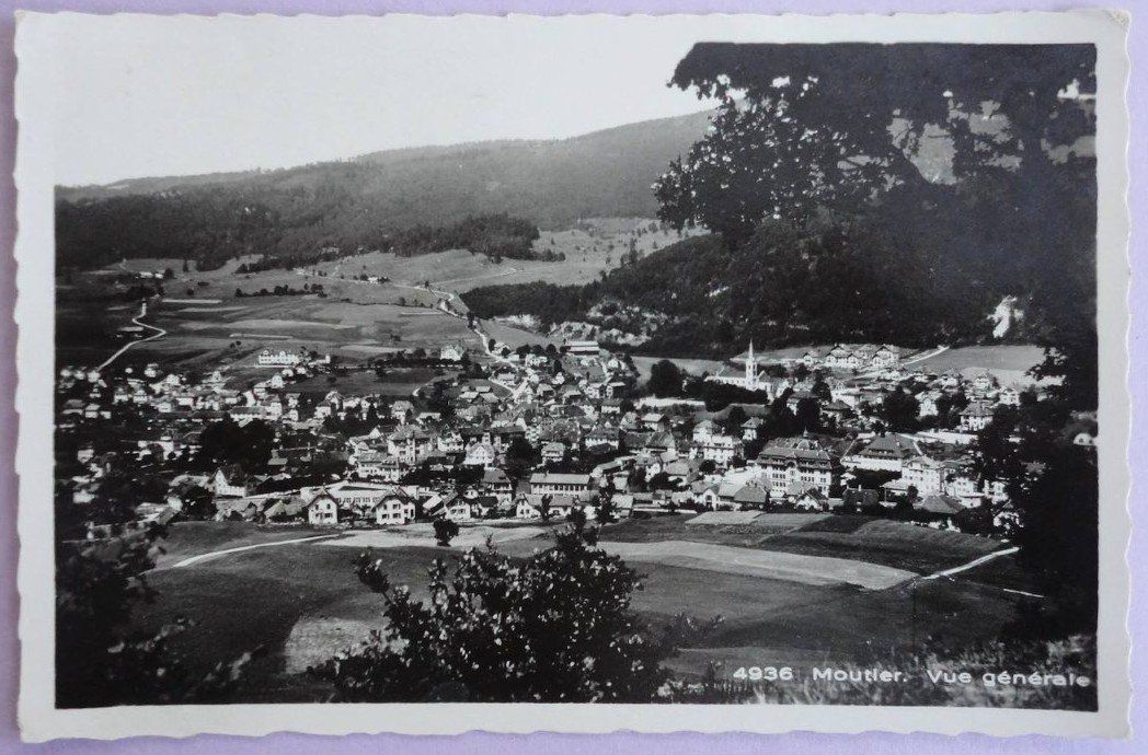 Cartes postales: Moutier, Vue générale – D'occasion à Fétigny par Billy2miny