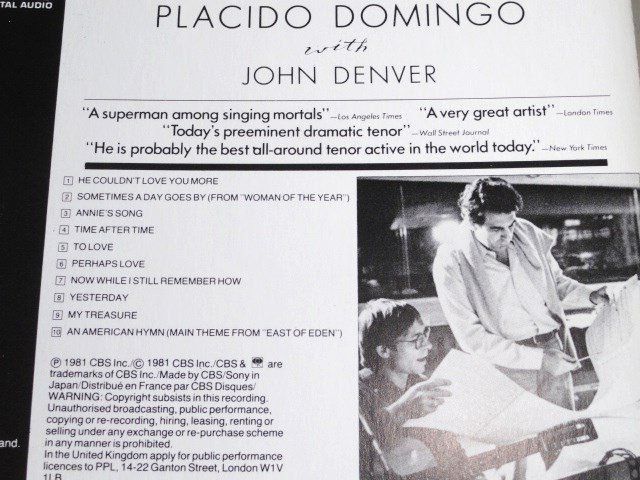 CD: 4CD's- Placido Domingo feat. "Perhaps Love" with John Denver – Usato da Unterbäch VS venduto da diquq 4