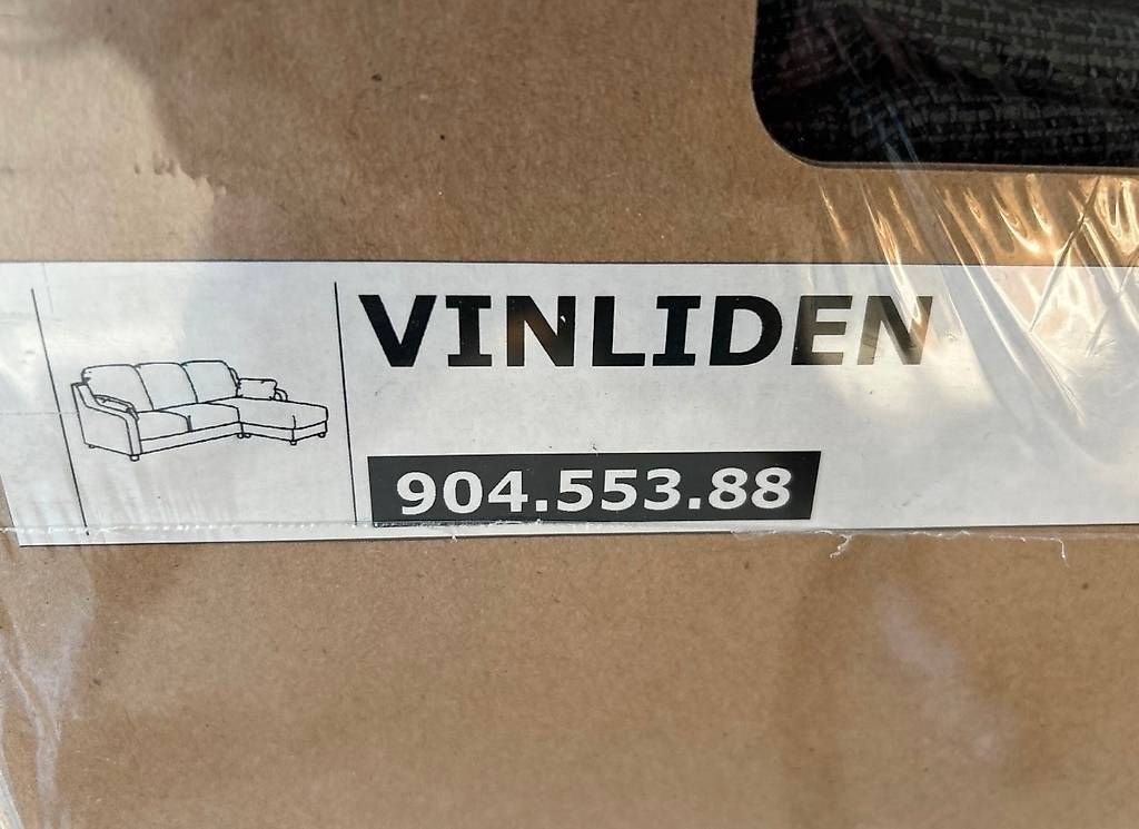 Divani: VINLIDEN Bezug 3er-Sofa / Hillared anthrazit – Usato da Basel venduto da art_prk8 1