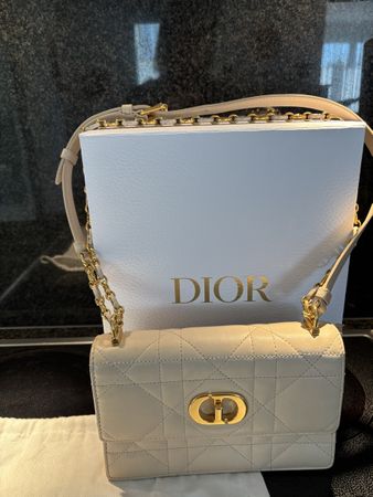 DIOR Caro Bag Mini, Beige, NP 3650.- Mit Rechnu