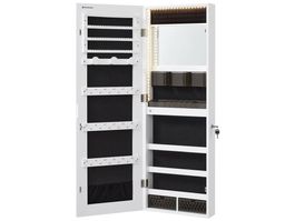 Schmuckschrank LED Wandschrank Spiegel Schubladen LYORIA