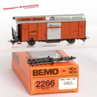 BEMO RhB Güterwagen «100 Gasser Baumaterialien» 2266, H0m OV