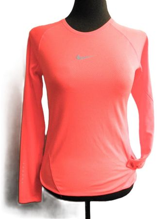 NIKE RUNNING Sport Shirt  Gr. M orange leichte Qualität